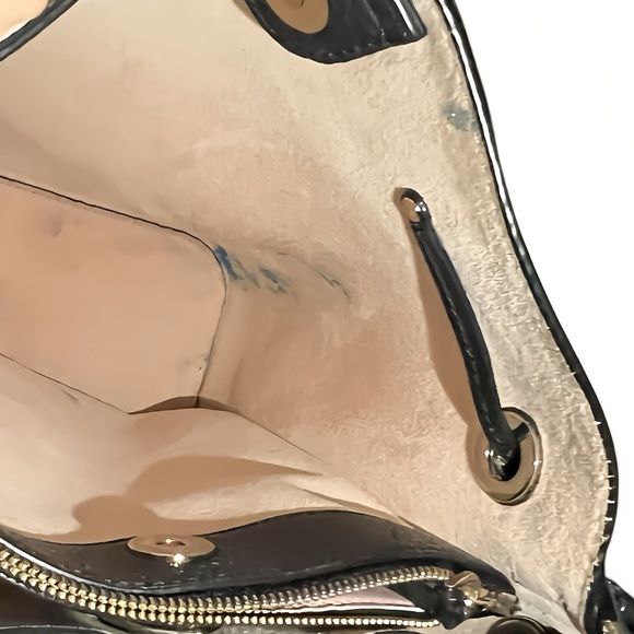 Kate Spade New York Black Leather Crossbody/Bucket Bag – Adjustable Strap - Picture 11 of 11